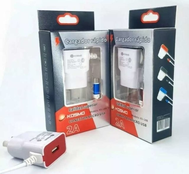 Cargador Kosmo 2.0A type C 