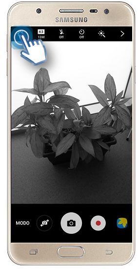 Cámara Samsung J5 prime 